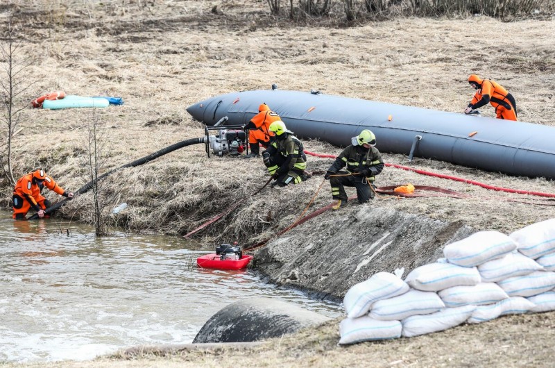 Специалисты Департамента ГОЧСиПБ приняли участие во Всероссийских учениях по ликвидации последствий паводков и природных пожаров