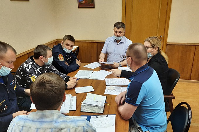 В Управлении по ЮЗАО Департамента ГОЧСиПБ города Москвы прошло совместное совещание с представителями  пожарно-спасательных подразделений